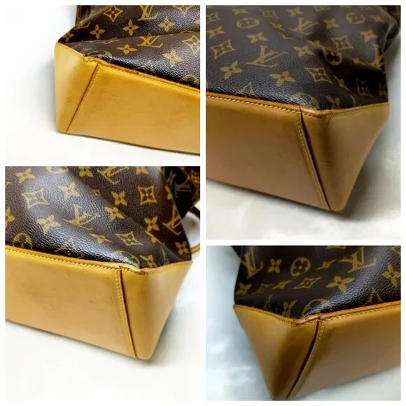 Louis Vuitton LV Shoulder Bag Cabas Mezzo Brown Monogram 700-052725 Shoulder Bags